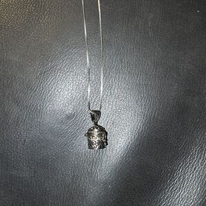 Intricate Silver Pendant Necklace And 4 Pair Of Earrings That Are NWOT